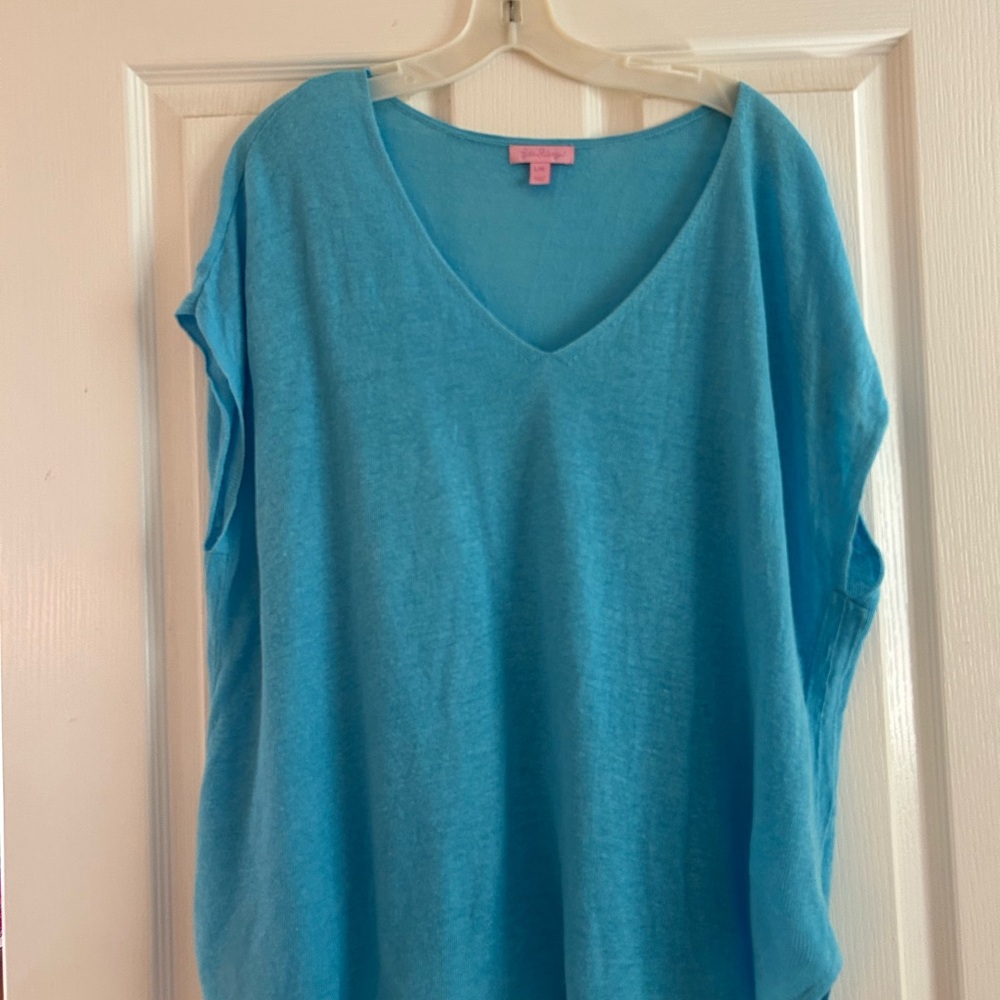 Lilly Pulitzer linen sweater